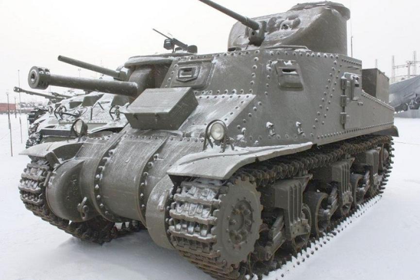 В Музее военной техники УГМК появился американский танк М-3